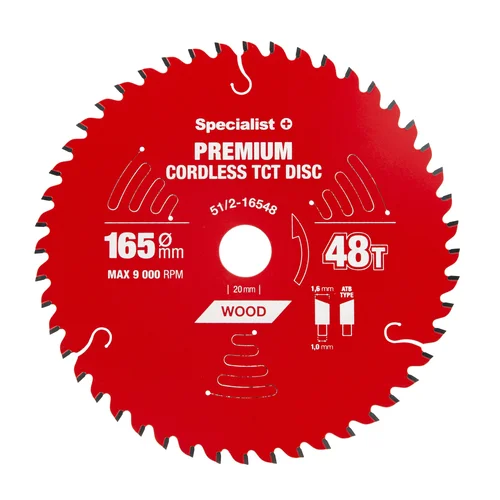 Specialist+ Pjovimo diskas 165x48T x20 mm Cordless PREMIUM image 2