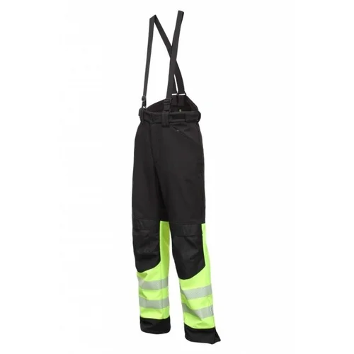 BoSafety WB-ATLANTA-C1-0204 Hi-Vis puskombinezonis L, Hi-Vis Yellow/Black image 2