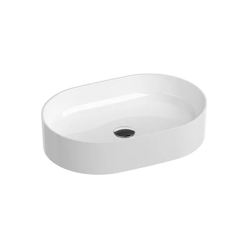 RAVAK Ceramic Slim O keraminis praustuvas, 55×37×12 cm, balta image 1