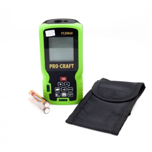 ProCraft PLDM60 lazerinis atstumo matuoklis 0,03–60 m image 1