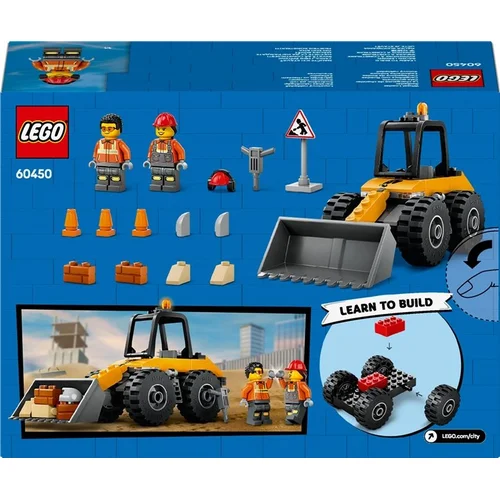 LEGO® City Geltonas statybos ratinis krautuvas 60450, 81 vnt. image 2