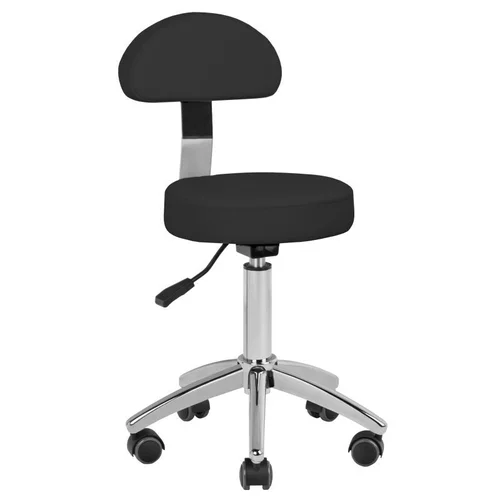 Activeshop AM-304 kosmetologinė kėdutė, juoda image 1