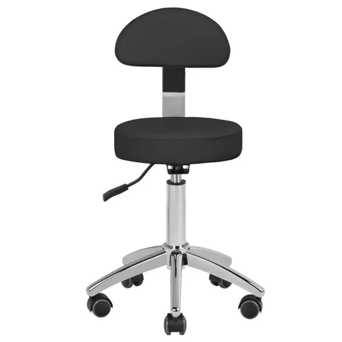 Activeshop AM-304 kosmetologinė kėdutė, juoda image 2