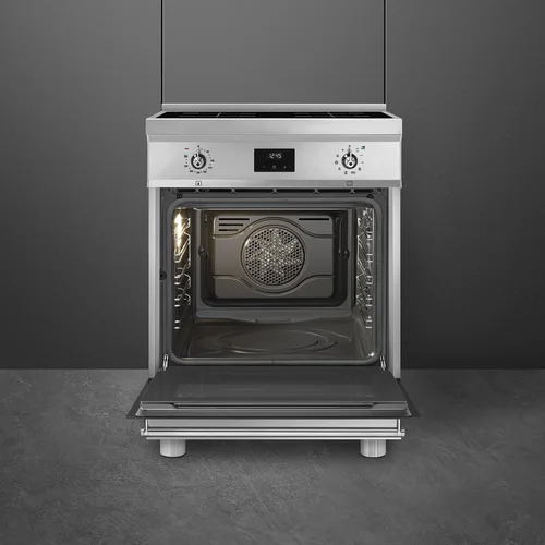 Indukcinė viryklė su elektrine orkaite Smeg C6IPXT2 image 3