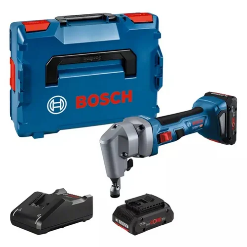 Bosch GNA 18V-16 E akumuliatorinės skardos žirklės, 18 V, 2x4,0 Ah image 1