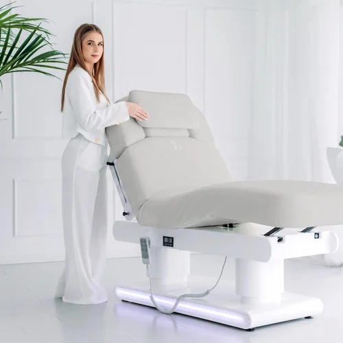 Habys Eterna Gentle Flex elektrinis kosmetologinis gultas, pilkas image 2