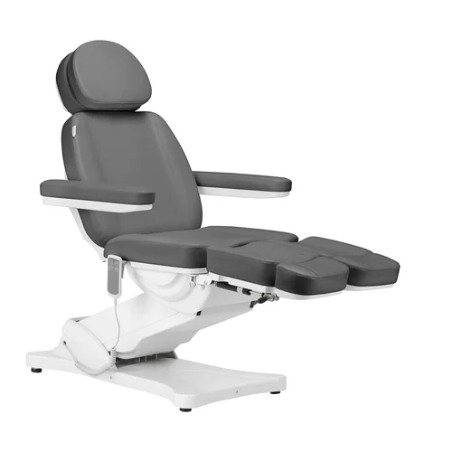 SILLON CLASSIC Pedi elektrinis kosmetologinis krėslas, 2 variklių, pilkas image 2