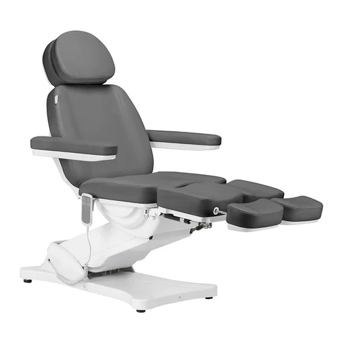 SILLON CLASSIC Pedi elektrinis kosmetologinis krėslas, 2 variklių, pilkas image 3